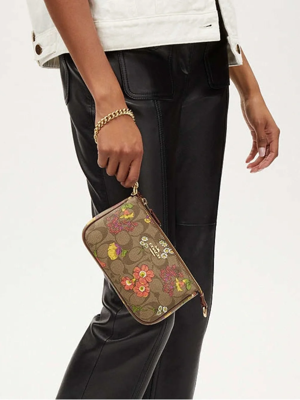 Coach Nolita 19 In Signature Canvas With Floral Print - Picture 5 of 8